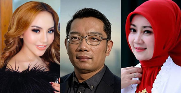 Ridwan Kamil Lisa Mariana & Cinta Atalia Praratya
